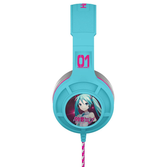 Blue-Grey - Side - Hatsune Miku Pro G4 Gaming Headphones