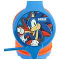 Blue-Orange - Back - Sonic The Hedgehog Childrens-Kids Interactive Headphones