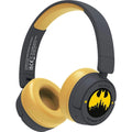 Grey-Yellow - Front - Batman Childrens-Kids Gotham City Wireless Headphones