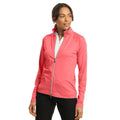 Coral Pink - Lifestyle - Island Green Womens-Ladies Embossed Full Zip Jacket