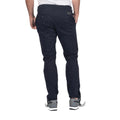 Navy - Side - Island Green Mens Stretch Chino Tapered Golf Trousers