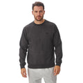 Charcoal Grey - Side - Iron Mountain Mens Fleece Crew Neck Sweatshirt