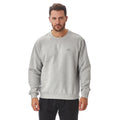 Light Grey - Side - Iron Mountain Mens Fleece Crew Neck Sweatshirt