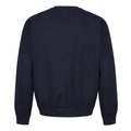 Navy Blue - Back - Iron Mountain Mens Fleece Crew Neck Sweatshirt