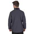 Charcoal-Black - Side - Island Green Mens Stretch Golf Waterproof Jacket