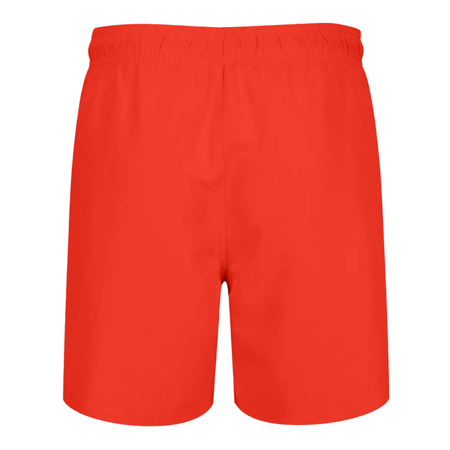 Red - Back - RIPT Essentials Mens Swim Shorts