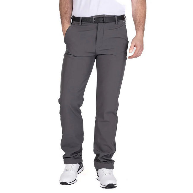 Charcoal - Side - Island Green Mens Bonded Fleece Lining All Weather Trousers