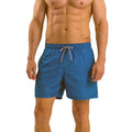 Blue - Front - RIPT Essentials Mens Swirl Print Swim Shorts