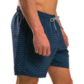 Airforce Blue - Side - RIPT Essentials Mens Diamond Swim Shorts