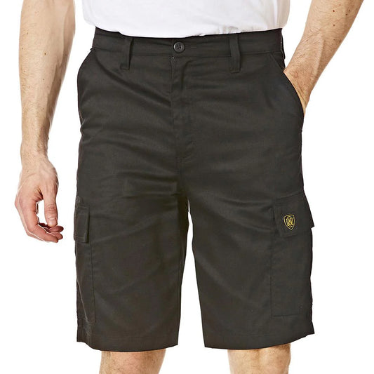 Black - Front - Iron Mountain Mens Classic Cargo Shorts