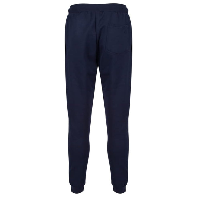 Navy Blue - Back - Iron Mountain Mens Cuffed Ankle Jogging Bottoms