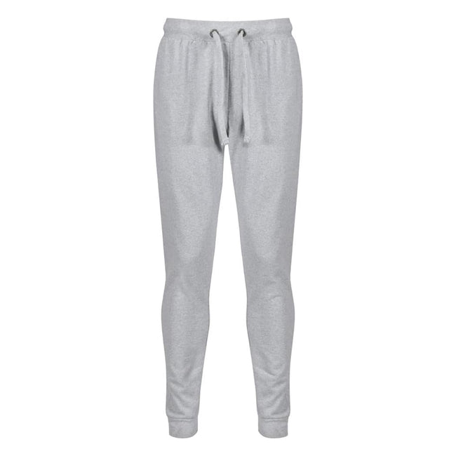 Light Grey - Front - Iron Mountain Mens Cuffed Ankle Jogging Bottoms