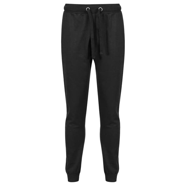 Black - Front - Iron Mountain Mens Cuffed Ankle Jogging Bottoms