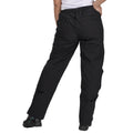 Black - Side - Island Green Womens-Ladies Drop Hem Waterproof Trousers