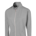 Grey - Back - Island Green Womens-Ladies Essential Golf Jacket
