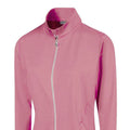 Pink - Back - Island Green Womens-Ladies Essential Golf Jacket