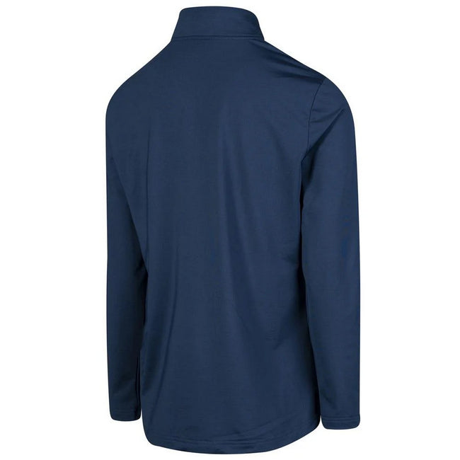 Navy - Back - Island Green Womens-Ladies Essential Golf Jacket