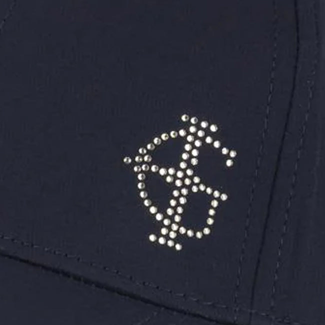 Navy - Lifestyle - Island Green Womens-Ladies Diamante Logo Baseball Cap