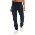 Navy Blue - Front - Light And Shade Womens-Ladies Soft Touch Jogging Bottoms