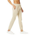 Sand Beige - Side - Light And Shade Womens-Ladies Soft Touch Jogging Bottoms