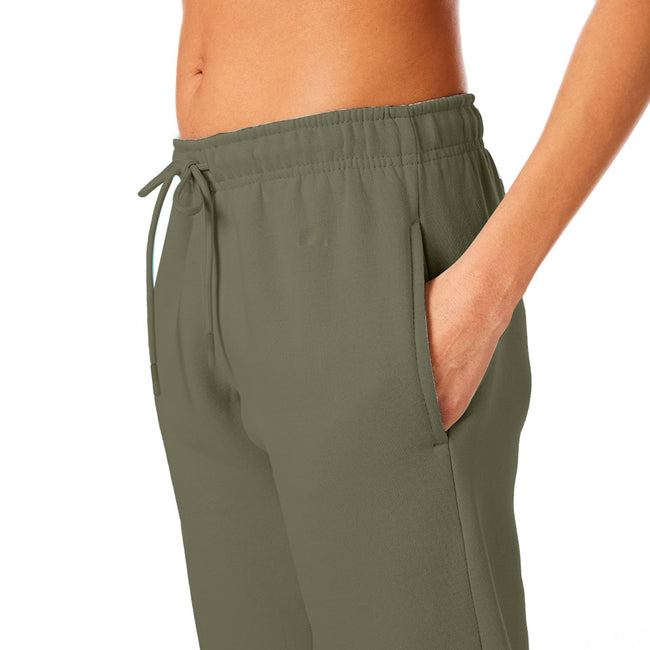 Army Green - Lifestyle - Light And Shade Womens-Ladies Soft Touch Jogging Bottoms