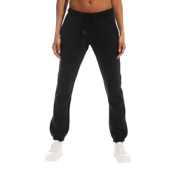 Black - Front - Light And Shade Womens-Ladies Soft Touch Jogging Bottoms