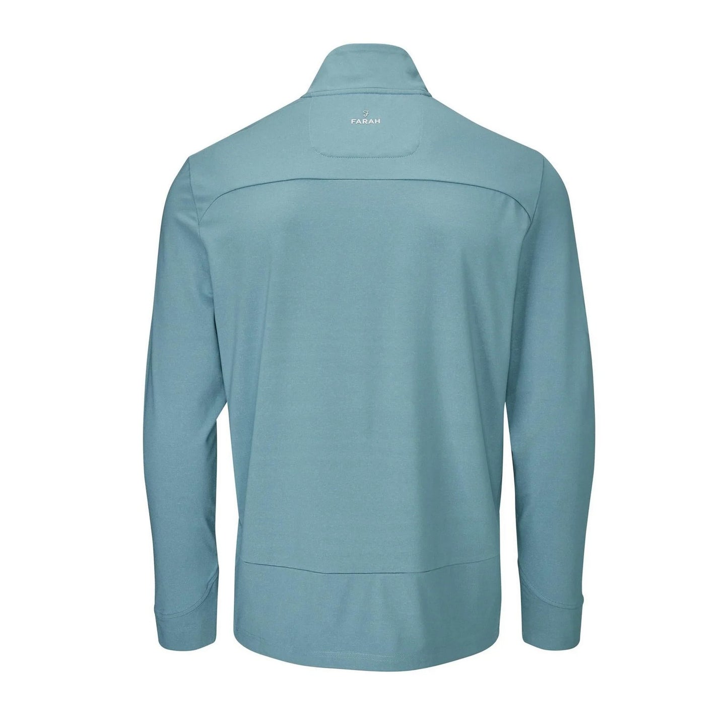 Teal Hue - Back - Farah Mens Hayes Midlayer