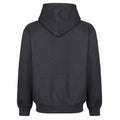 Charcoal Grey - Back - Iron Mountain Mens Hooded Fleece Jacket