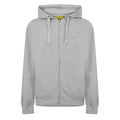 Light Grey - Front - Iron Mountain Mens Hooded Fleece Jacket