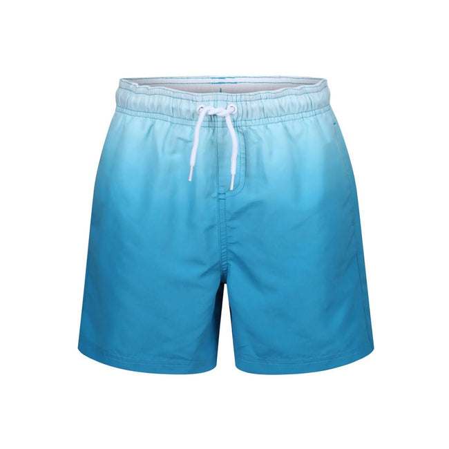 Blue - Front - RIPT Essentials Mens Dip Dye Swim Shorts