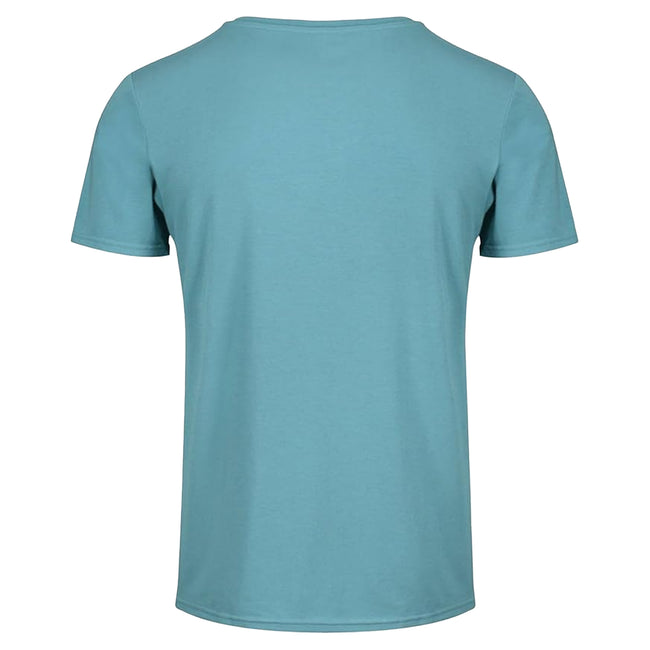 Blue - Side - Light And Shade Mens Classic V Neck Pyjama Set
