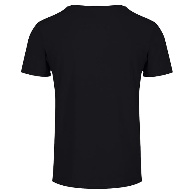 Black - Side - Light And Shade Mens Classic V Neck Pyjama Set