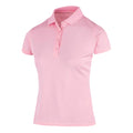 Candy Pink - Front - Island Green Womens-Ladies Classic Micro Pique Golf Polo Shirt