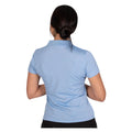 Cerulean - Back - Island Green Womens-Ladies Classic Micro Pique Golf Polo Shirt