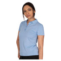 Cerulean - Lifestyle - Island Green Womens-Ladies Classic Micro Pique Golf Polo Shirt
