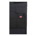Black - Side - Lee Cooper Mens Holster Pocket Work Cargo Trousers