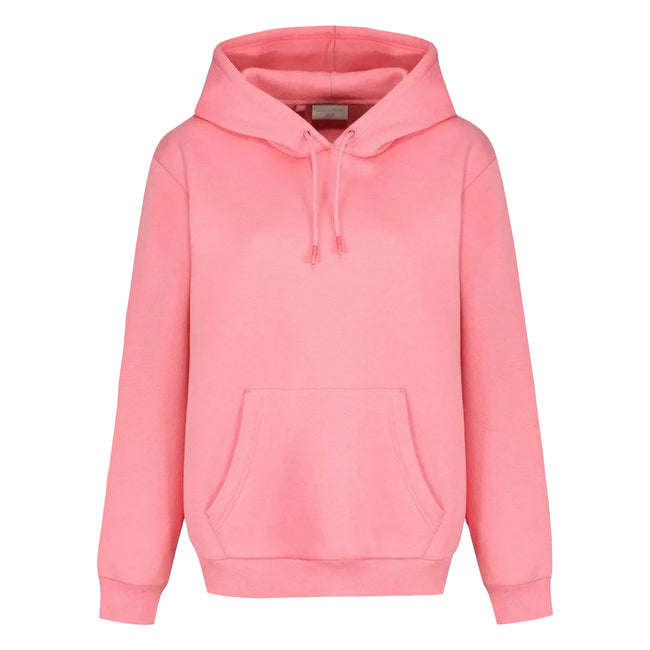 Pink - Front - Light And Shade Womens-Ladies Hoodie