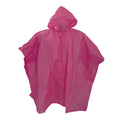 Fuchsia - Front - Splashmacs Unisex Lightweight Rain Poncho
