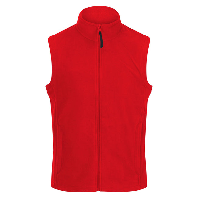 Classic Red - Front - Regatta Mens Micro Fleece Bodywarmer - Gilet
