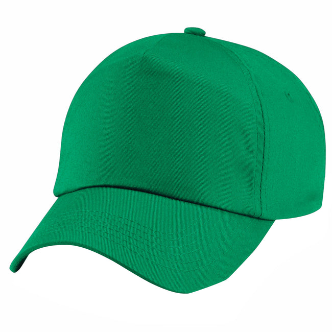 Kelly Green - Back - Beechfield Unisex Plain Original 5 Panel Baseball Cap