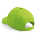 Lime Green - Side - Beechfield Unisex Plain Original 5 Panel Baseball Cap