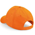 Orange - Side - Beechfield Unisex Plain Original 5 Panel Baseball Cap