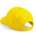 Yellow - Side - Beechfield Unisex Plain Original 5 Panel Baseball Cap