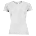 White - Front - SOLS Womens-Ladies Sporty Short Sleeve T-Shirt