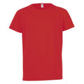 Red - Front - SOLS Childrens-Kids Sporty Unisex Short Sleeve T-Shirt