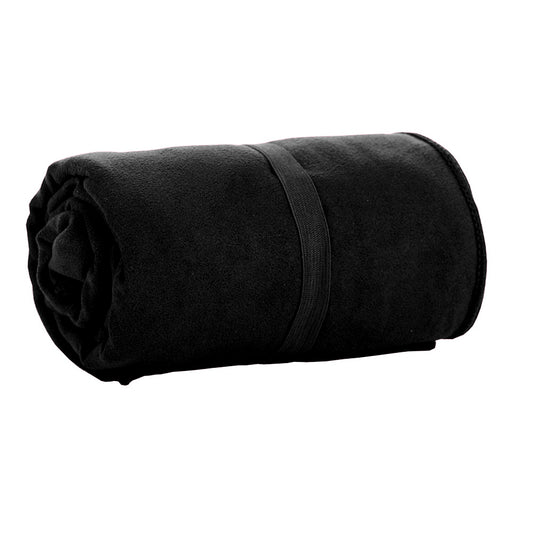 Black - Front - SOLS Atoll Microfibre Hand Towel