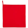 Red - Front - SOLS Atoll 70 Microfibre Bath Towel