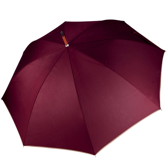 Burgundy - Back - Kimood Unisex Auto Open Walking Umbrella