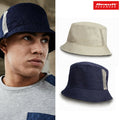 Navy - Back - Result Headwear Unisex Cotton Drill Bucket Hat
