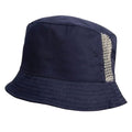 Navy - Front - Result Headwear Unisex Cotton Drill Bucket Hat